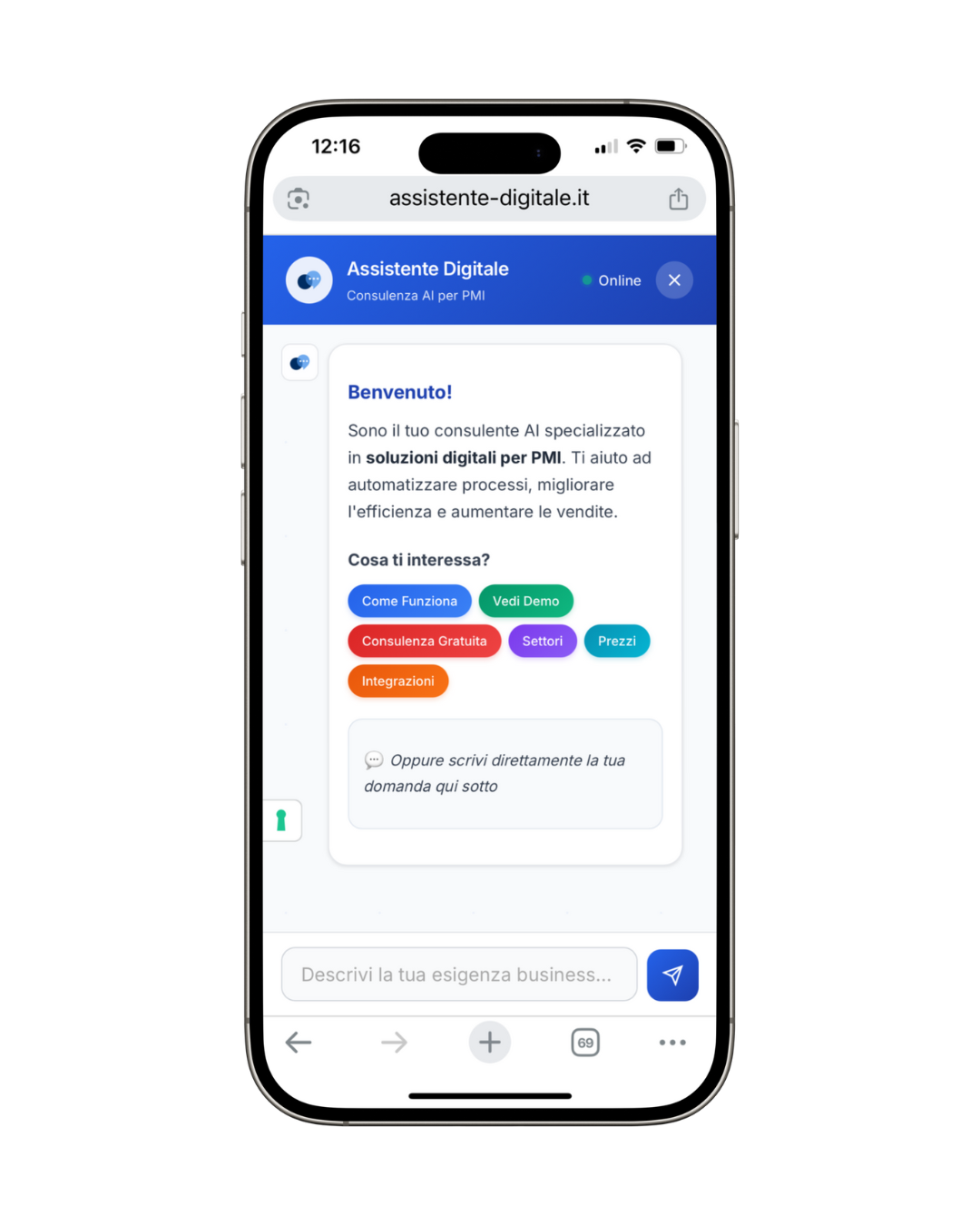 Assistente Digitale su Smartphone